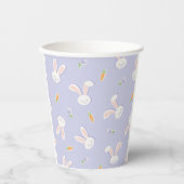 PaasBunnies en wortellavender Spring Papieren Bekers (Voorkant)