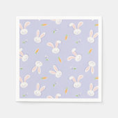 PaasBunnies en wortellavender Spring Servet (Voorkant)