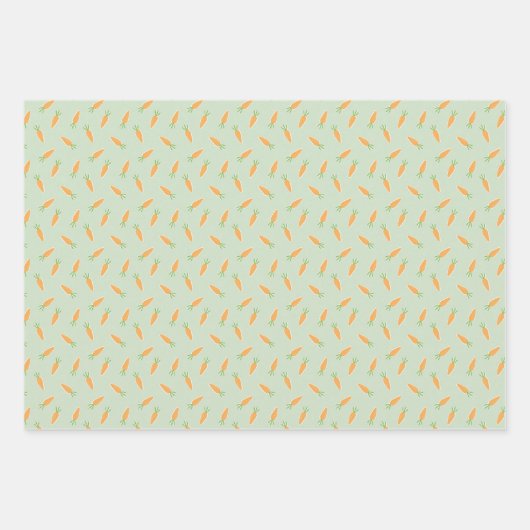 PaasBunnies en wortellente Inpakpapier Vel (Voorkant 2)