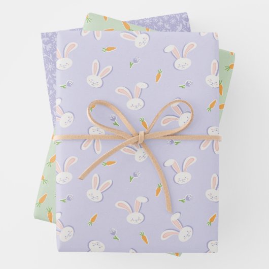 PaasBunnies en wortellente Inpakpapier Vel (In situ)
