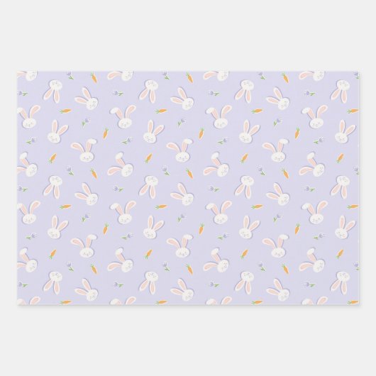 PaasBunnies en wortellente Inpakpapier Vel (Voorkant)