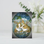 paasbunnies getextureerd Afbeelding, ZSSG Feestdagenkaart (Staand voorkant)