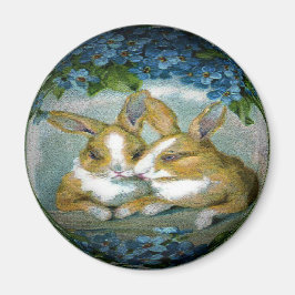  paasbunnies getextureerd Afbeelding, ZSSG Magneet