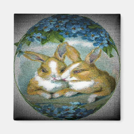  paasbunnies getextureerd Afbeelding, ZSSG Magneet