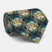  paasbunnies getextureerd Afbeelding, ZSSG Stropdas (Opgerold)