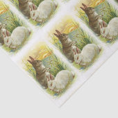 PaasBunnies op zonsopgang Tissuepapier (Detail)