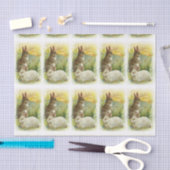 PaasBunnies op zonsopgang Tissuepapier (Craft)