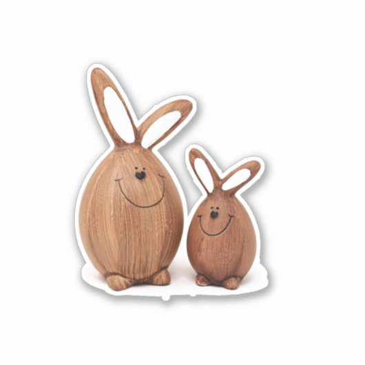 paasbunnies sticker (Voorkant)