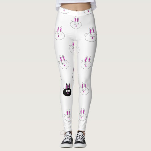 PaasBunnies, u kiest de achtergrond Leggings (Voorkant)