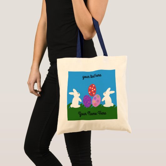 Paasbunny #2 Canvas tas (Voorkant (product))