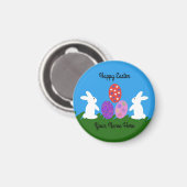 PaasBunny #2 Ronde Magnet (Voorkant / Achterkant)