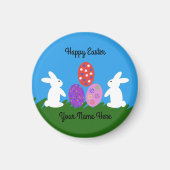 PaasBunny #2 Ronde Magnet (Voorkant)