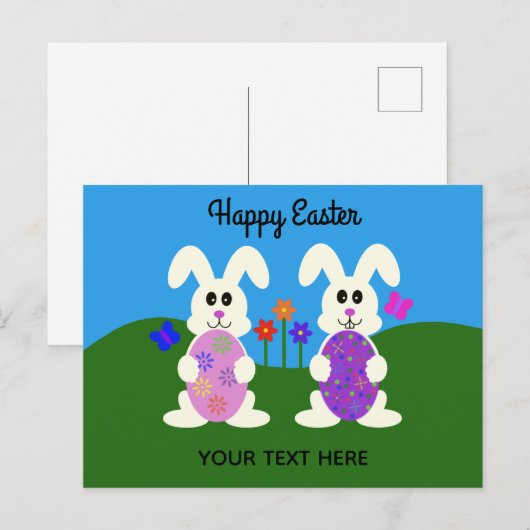 PaasBunny #5 Briefkaart (Voorkant / Achterkant)