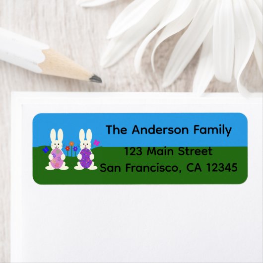 PaasBunny #7-retouradreslabels Etiket (Insitu)