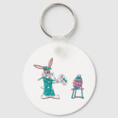 Paasbunny Artist Sleutelhanger (Voorkant)