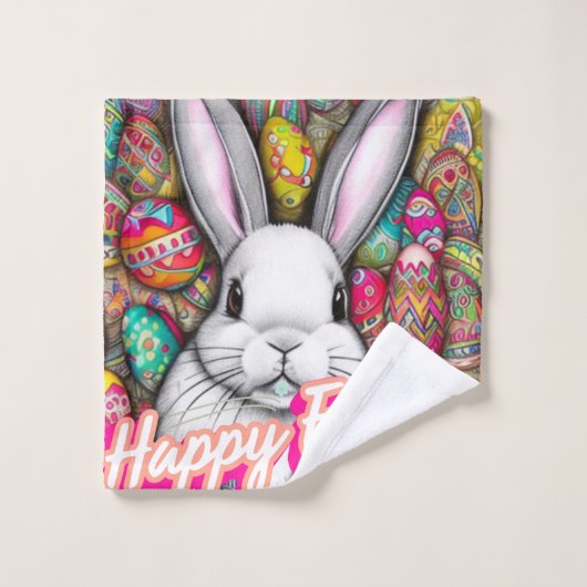 Paasbunny Bad Handdoek (Wasdoekje)