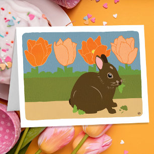 Paasbunny Blank Kaart