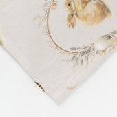 paasbunny Blanket Fleece Deken (Hoek)