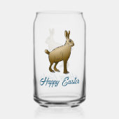 Paasbunny Blikvorm Glas (Voorkant)