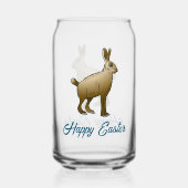 Paasbunny Blikvorm Glas (Achterkant)