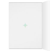 Paasbunny, bloemen en gouden eieren op lichtblauw (Binnen (Links))