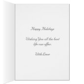 Paasbunny, bloemen en gouden eieren op lichtblauw (Binnen (Rechts))