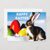 Paasbunny Briefkaart (Voorkant / Achterkant)
