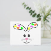 Paasbunny Briefkaart (Staand voorkant)