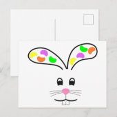 Paasbunny Briefkaart (Voorkant / Achterkant)