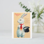  paasbunny briefkaart (Staand voorkant)