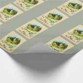  paasbunny Briefkaart, 1900 Cadeaupapier (Hoek)