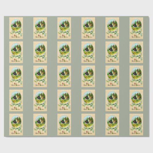  paasbunny Briefkaart, 1900 Cadeaupapier (Vlak)