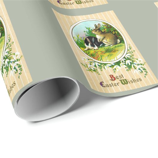  paasbunny Briefkaart, 1900 Cadeaupapier (Rol Hoek)