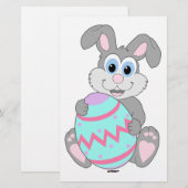 Paasbunny Briefpapier (Voorkant / Achterkant)