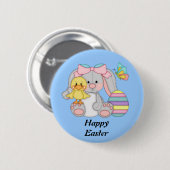 PaasBunny-Button Ronde Button 5,7 Cm (Voorkant /achterkant)