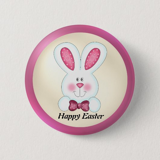 PaasBunny-Button Ronde Button 5,7 Cm (Voorkant)