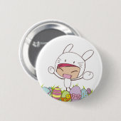 PaasBunny-Button Ronde Button 5,7 Cm (Voorkant /achterkant)