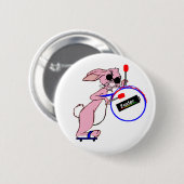 PaasBunny-Button Ronde Button 5,7 Cm (Voorkant /achterkant)