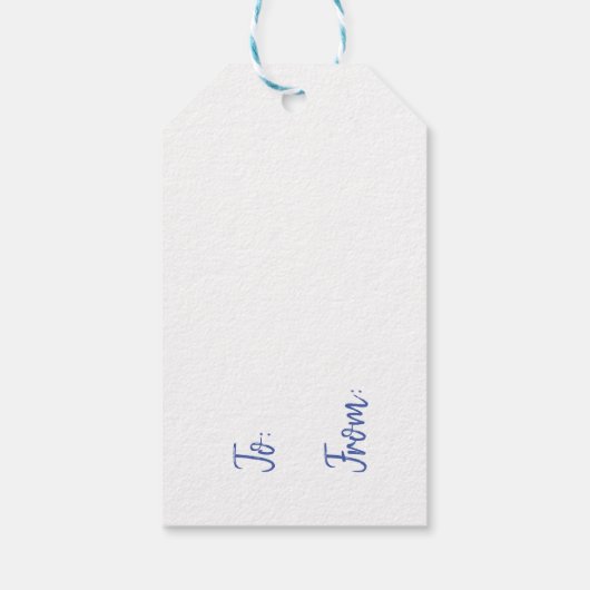 Paasbunny Cadeaulabel (Achterkant)