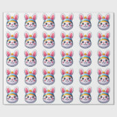 Paasbunny Cadeaupapier (Vlak)