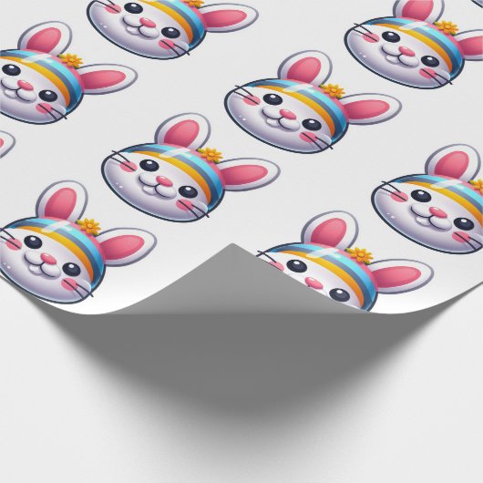 Paasbunny Cadeaupapier (Hoek)