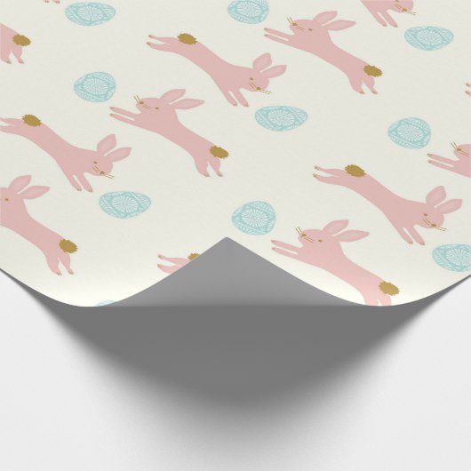 Paasbunny Cadeaupapier (Hoek)