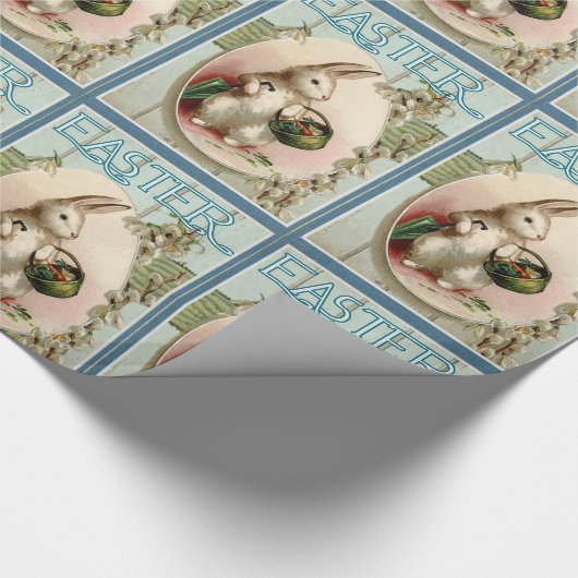 paasbunny cadeaupapier (Hoek)