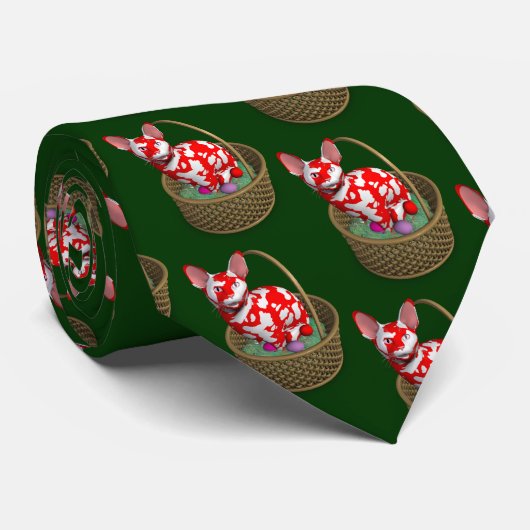 Paasbunny Cat Stropdas (Opgerold)