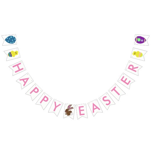 Paasbunny Chick Eggs Bunting Banner (Alle)