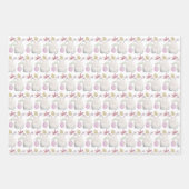 paasbunny Colorful Waterverf Patroon Inpakpapier Vel (Voorkant 2)