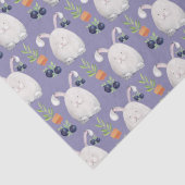 paasbunny Colorful Waterverf Patroon Tissuepapier (Detail)