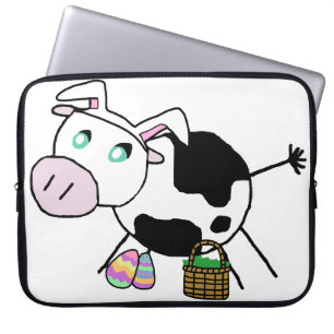 PaasBunny Cow Laptop Sleeve