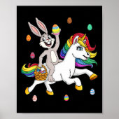 paasbunny die een unicorn kottermagisch meisje bes poster (Voorkant)