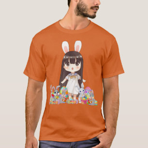 PaasBunny Ears Japanse Anime Merch Cute Manga T-shirt